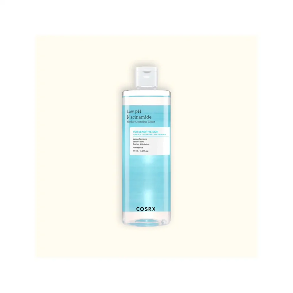 میسلارواتر نیا‌سینامید کوزارکس COSRX Low pH Niacinamide Micellar Cleansing Water