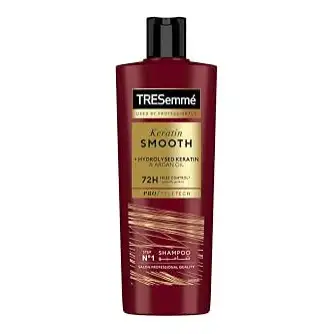 TRESemmé Keratin Smooth and Straight Shampoo with Argan Oil, Enjoy up to 72 hours of Frizz Control, 400ml