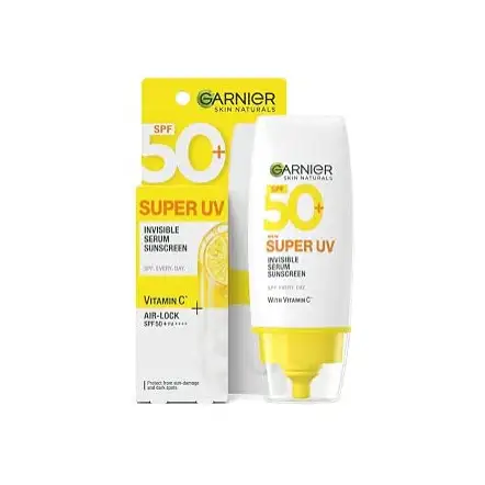 Garnier Serum Sunscreen SPF 50, Sunscreen Lotion for Face & Body, Hydrating, Anti-Aging, Moisturizing, 30 ml
