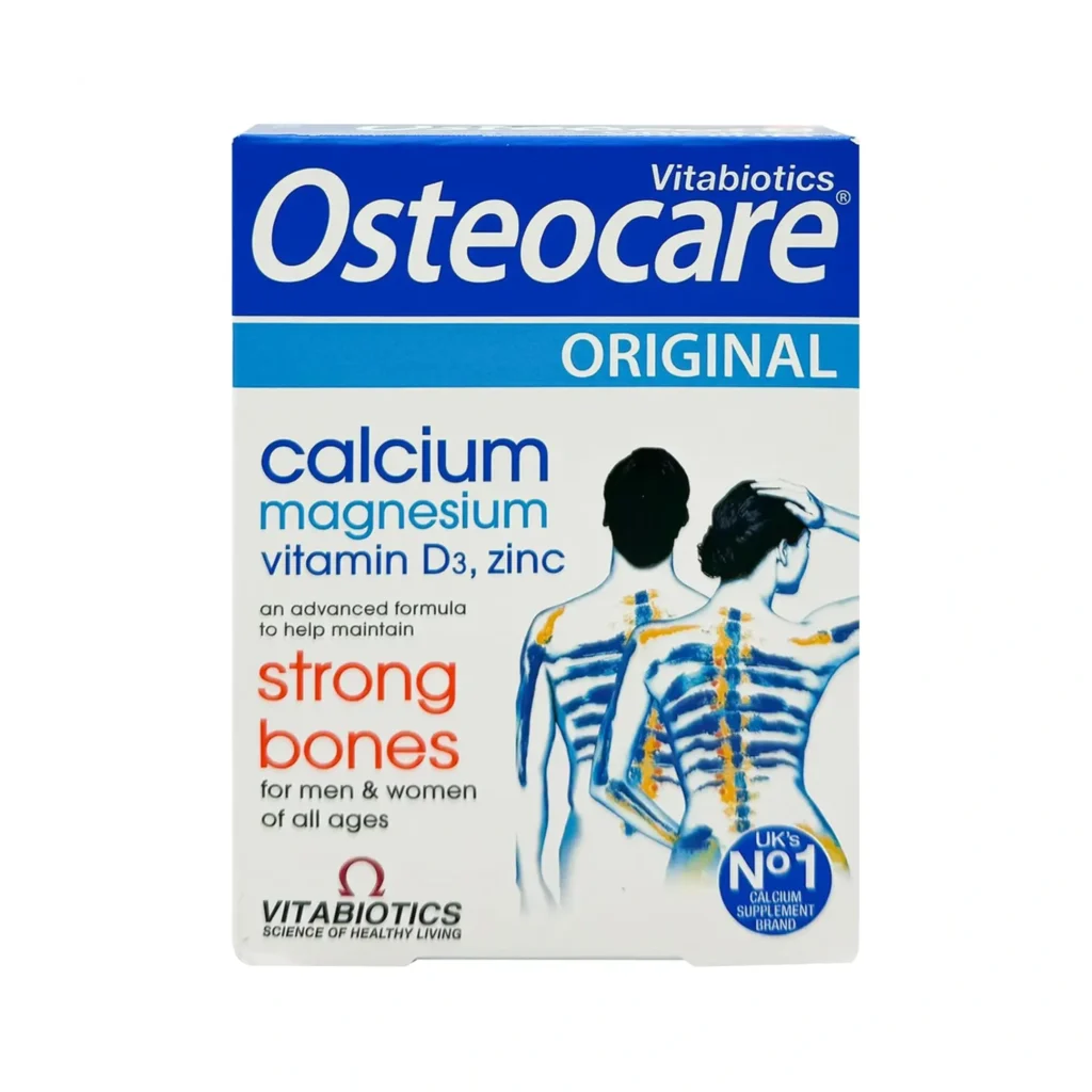 Vitabiotics Osteocare Original Tablets | Calcium & Magnesium & Vitamin D & Zinc Formula to Help Maintain Strong Bones for Men & Women All Ages | 30 Tablets